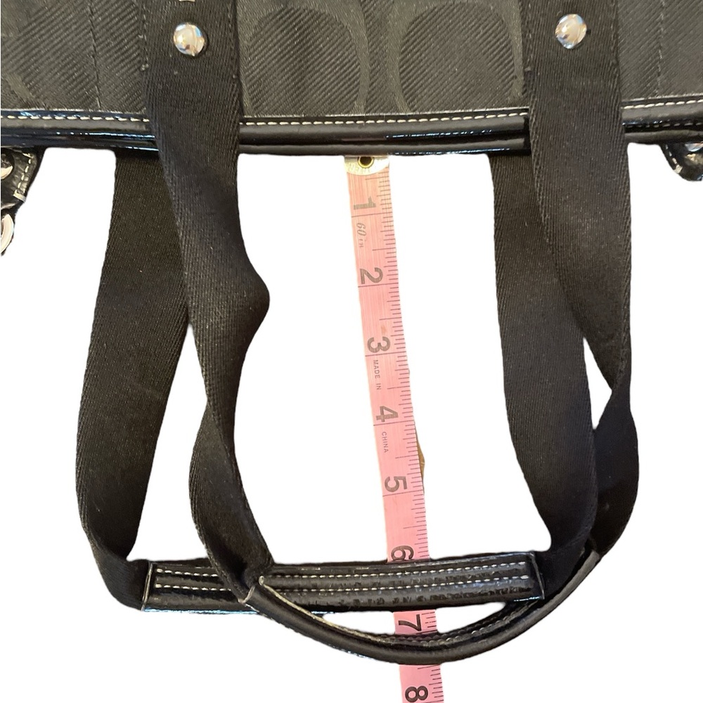 Coach Signature Kyra Tote with Crossbody Strap and Silver Toned Hardware - Picture 16 of 16